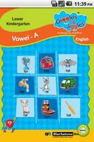 English Vowel - A for LKG Kids Affiche