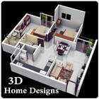 3D Home Designs أيقونة