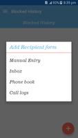 Call Blocker Sms Blocker ảnh chụp màn hình 1