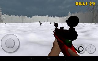 Zombie Sniper: Winter Survival 스크린샷 2