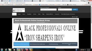 Black Professionals Online capture d'écran 1