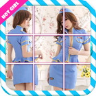 Hot Girl Jigsaw ไอคอน