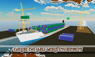 Cargo Container Ship Simulator اسکرین شاٹ 1