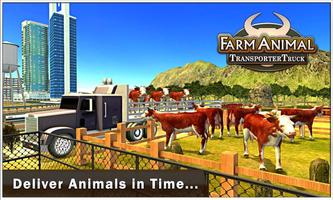 پوستر Farm Animal Transporter Truck