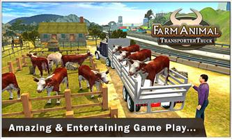 مزرعة شاحنة نقل الحيوانات تصوير الشاشة 2