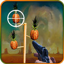 strzelanka ananasowa - strzelanie do owoców i aplikacja