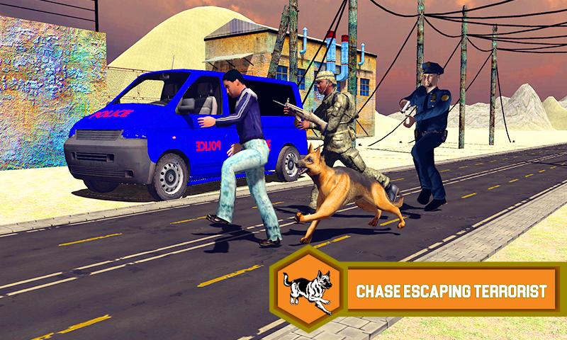 Android 用の 警察の犬のスニッファの国境のパトロール 輸送シム Apk をダウンロード