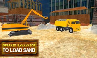 Sand Transporter Truck Driving syot layar 1