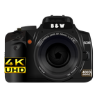 Black & White HD Camera icône
