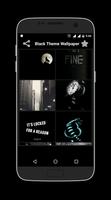 Black Theme Wallpaper plakat