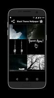 Black Theme Wallpaper اسکرین شاٹ 1