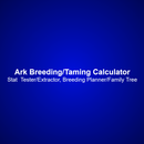 Breed/Taming Calc:Ark Suvivial APK