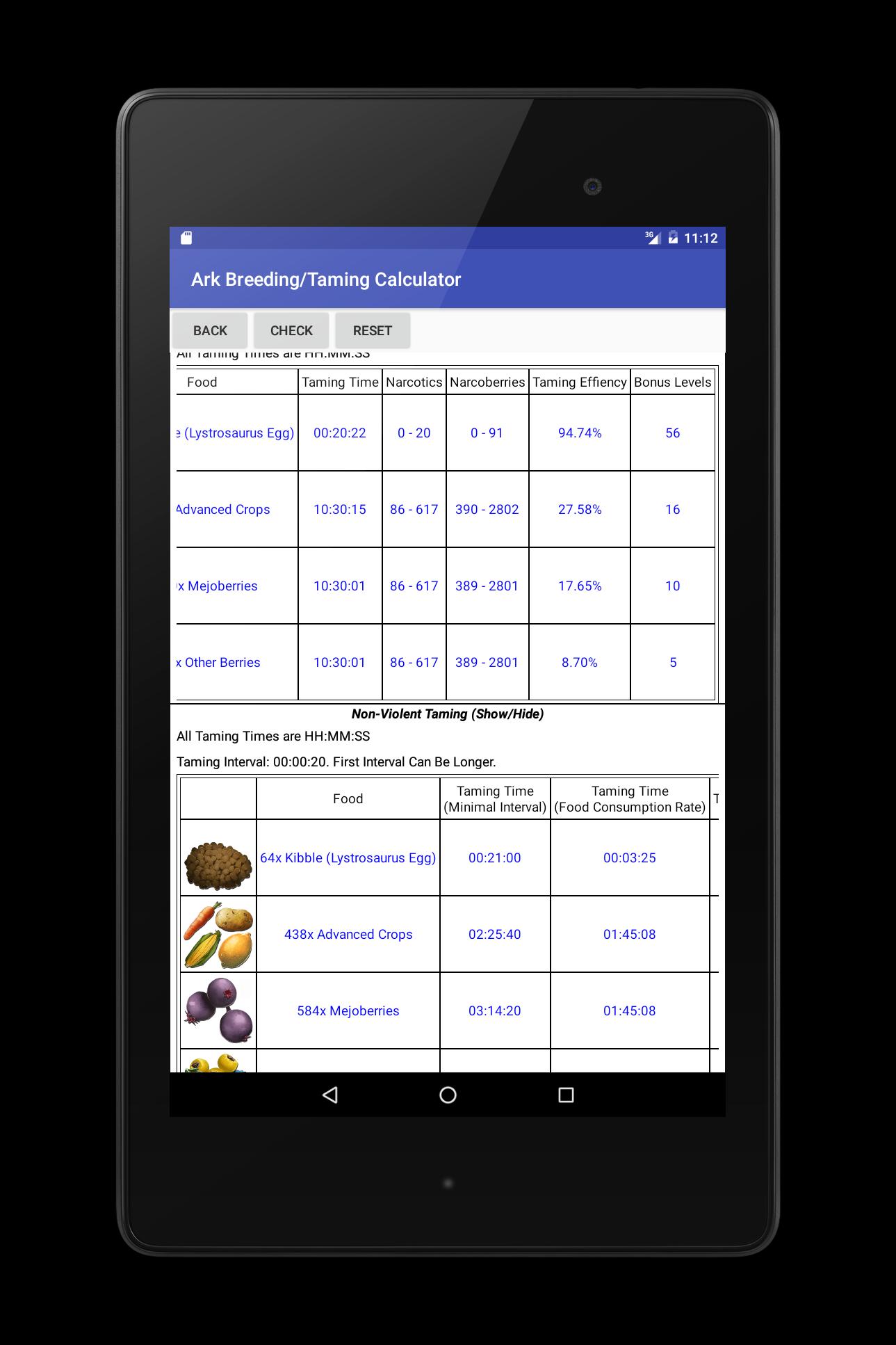 Ark calculator