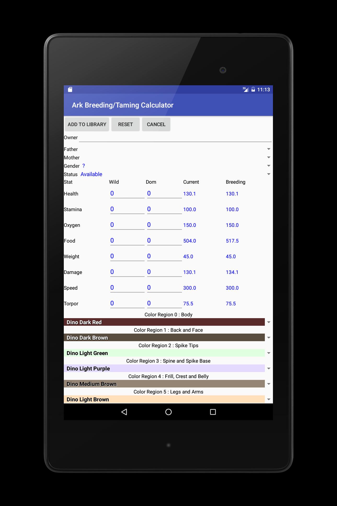 Ark calculator