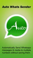 Auto Whats Sender ポスター