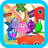 Alien Easy Math Game Zeichen