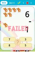 Cute Animals Math Game capture d'écran 3