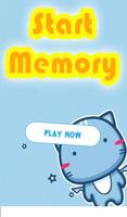Dinosaur Matching Memory Game Affiche
