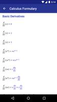 Calculus Formulary تصوير الشاشة 3