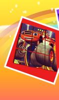 Slide Puzzle For : Blaze and The Monster Machine Affiche