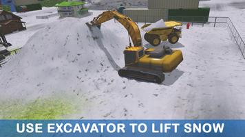 Excavator Pull Tractor: City Snow Cleaner Ekran Görüntüsü 1
