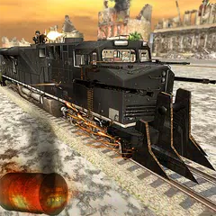 download WW2 Army Train Driving War Shooting Train Games APK
