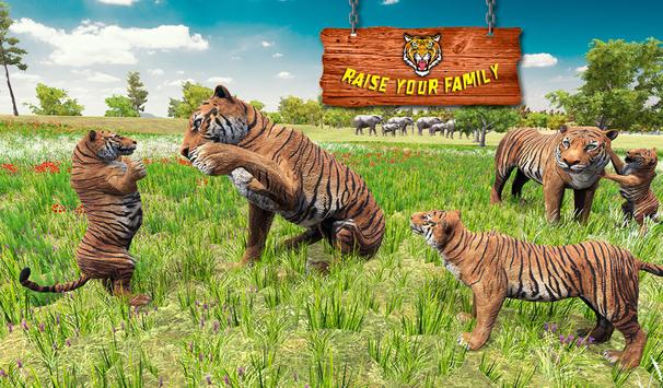 android 用の ultimate tiger family wild animal simulator games apk