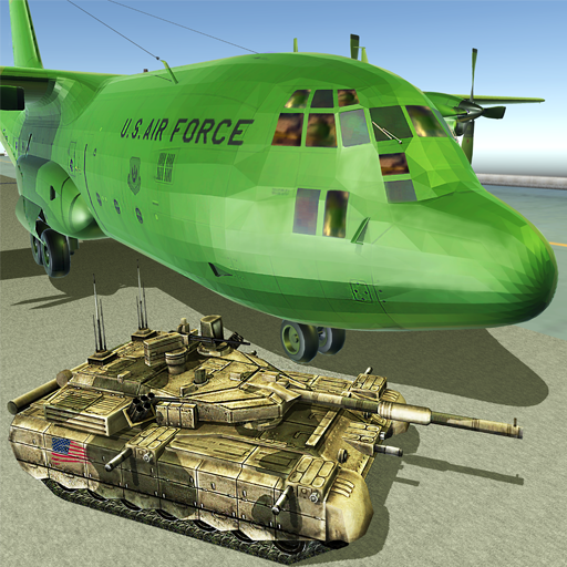 US Army Transport Game: Military Cargo Plane Games