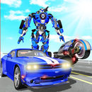 APK US Police Muscle Car Transform Bike Robot Games