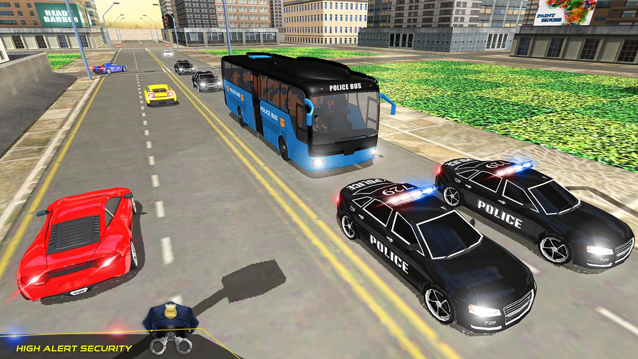 Us Police Bus Transport Prison Break Survival Game For Android Apk Download - how to drive in roblox prisoner or cop