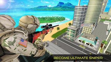 US Army Sniper Fury: Frontline Commando Games poster