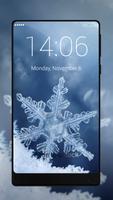 Snow Keyboard Lock Screen पोस्टर