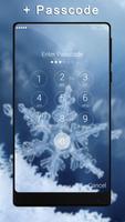 Snow Keyboard Lock Screen स्क्रीनशॉट 1