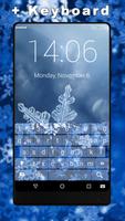 Snow Keyboard Lock Screen स्क्रीनशॉट 3
