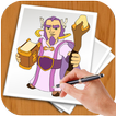 How To Draw Clash Of Clans