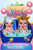 Cute Twins Baby : Newborn Game screenshot 1