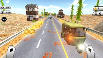 Poster Tuk Tuk Highway Traffic Racer