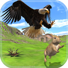Life of Golden Eagle Simulator 3D - Bird Simulator icône