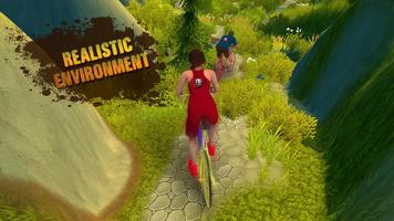 Bicycle Rider Offroad Race 3D screenshot 1