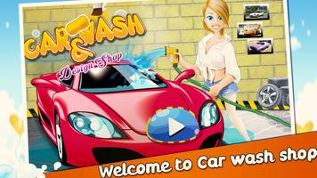 Car Wash & Design Shop Affiche