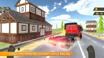 Cargo Truck Racing Action Affiche