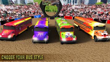 Demolition Derby Bus Racing 3D Affiche