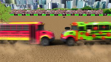 Demolition Derby Bus Racing 3D capture d'écran 1
