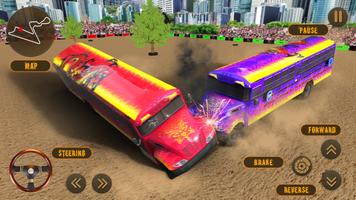 Demolition Derby Bus Racing 3D capture d'écran 3