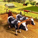 Expert Village Farmer Simulator: Bull Farming Game أيقونة
