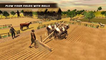 Expert Village Farmer Simulator: Bull Farming Game Cartaz
