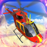 直升機救援飛行3D 圖標