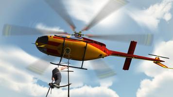 Helicopter Rescue Flight 3D اسکرین شاٹ 1