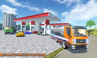 Offroad Truck Oil Transporter Affiche