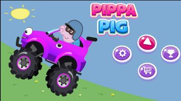 Peppa Pig Monster Truck Racing Game 海報